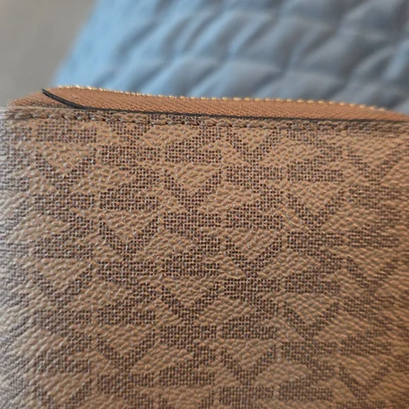 Michael Kors Tan and Black Logo Wristlet - Picture 7 of 7